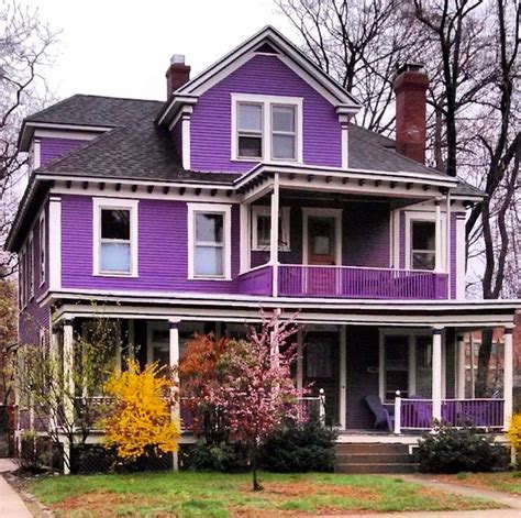 purple house exterior